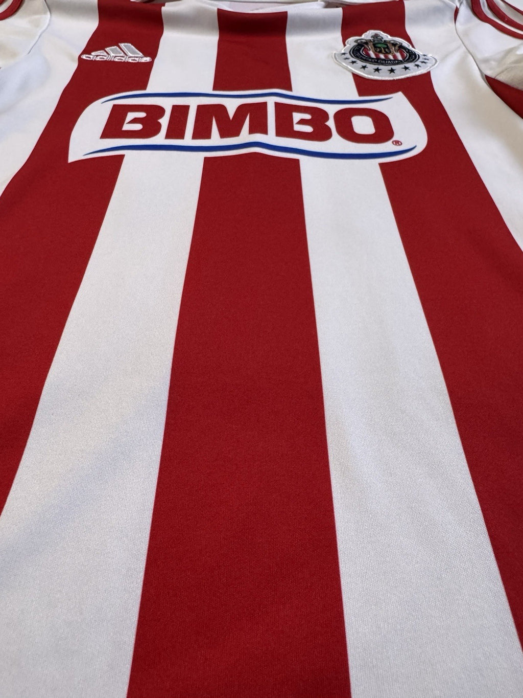 Marco Fabian Chivas Guadalajara 2012-13 Home Jersey Long Sleeve Size S Adidas
