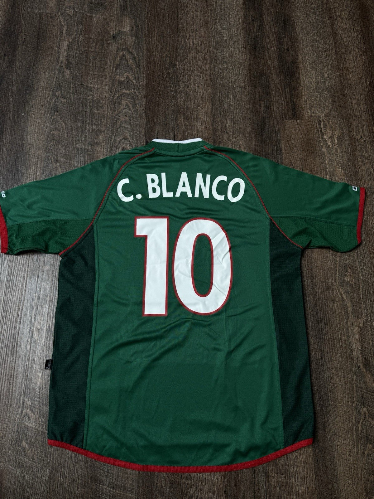 Cuauhtemoc Blanco Mexico 2001 Home Jersey Vintage Size XL 