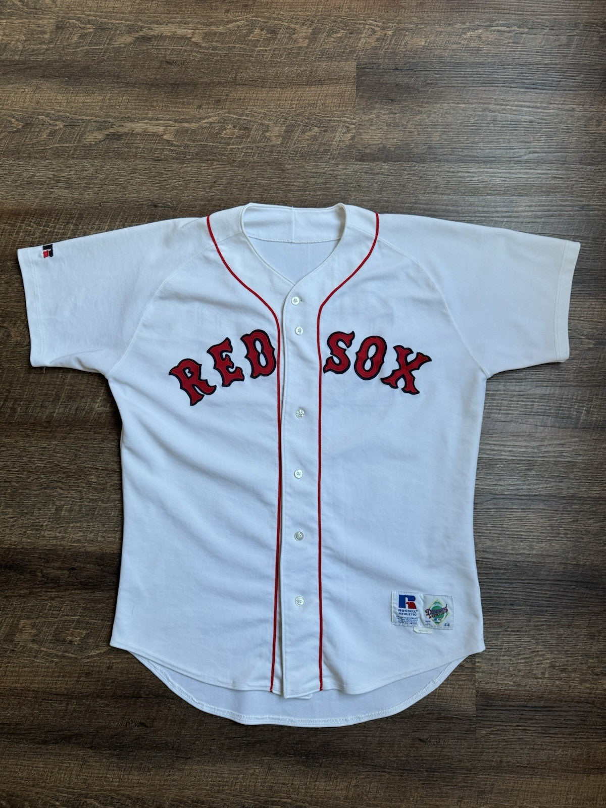 Boston Red Sox Russell Athletic Diamond Collection MLB Jersey Size 44