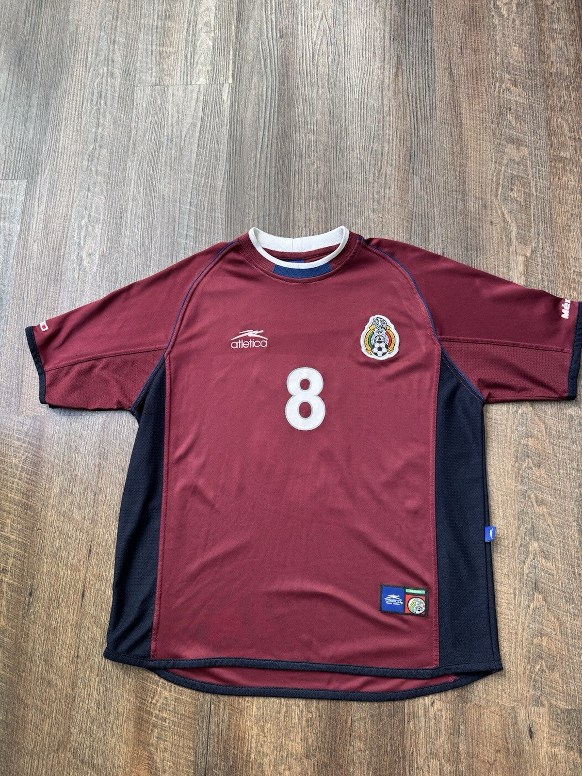 Mexico National Team 2001 3rd Football Shirt Jersey Garcia Aspe Size L
