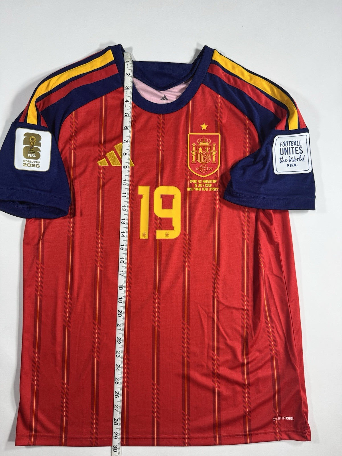 Spain 2026 World Cup Final Lamine Yamal Fan Vers Jersey Size L | MINT Check Desc