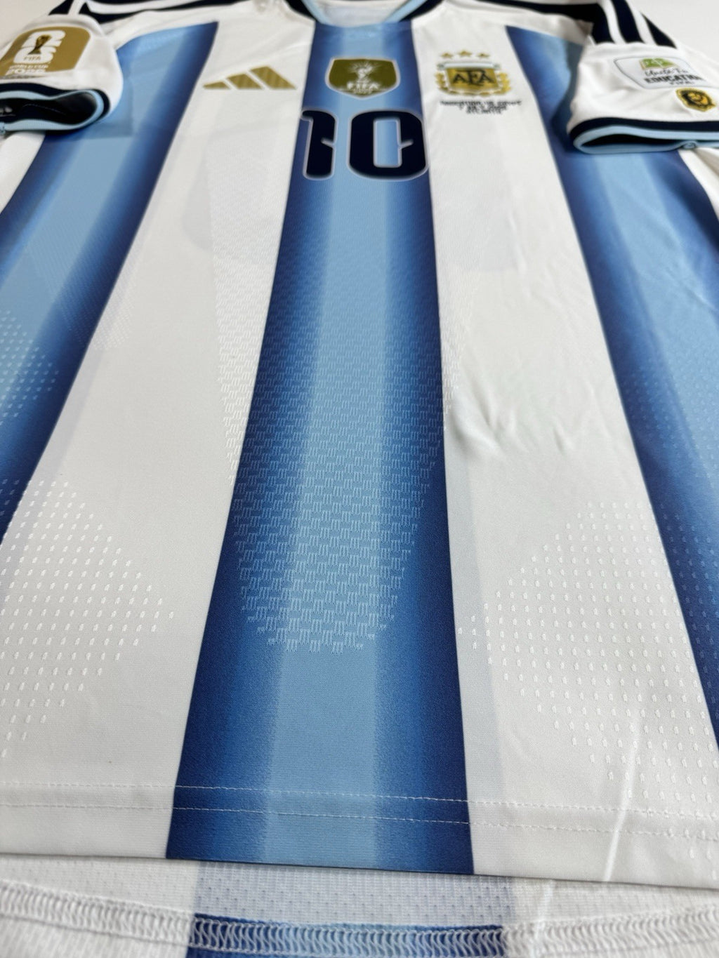 Argentina Lionel Messi Player Version Match Detail vs Egypt Jersey Size L NWT