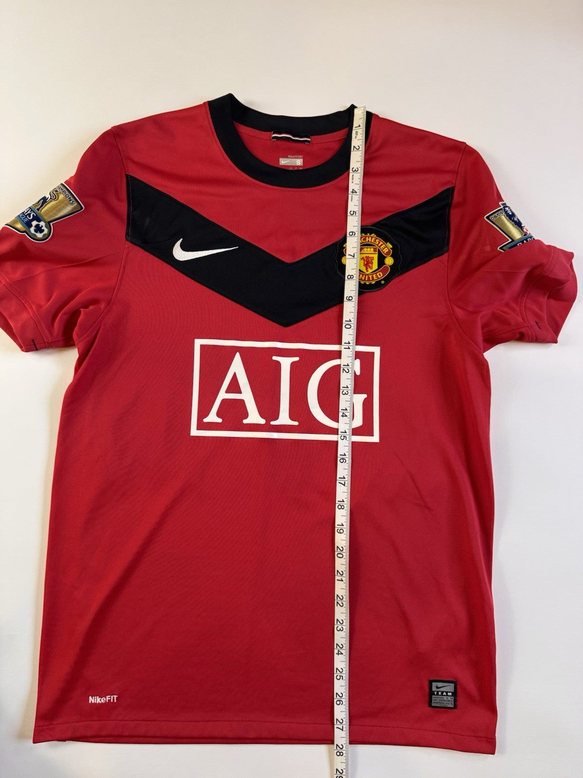 Manchester United Wayne Rooney 2009 2010 Home Football Shirt Jersey Size S 