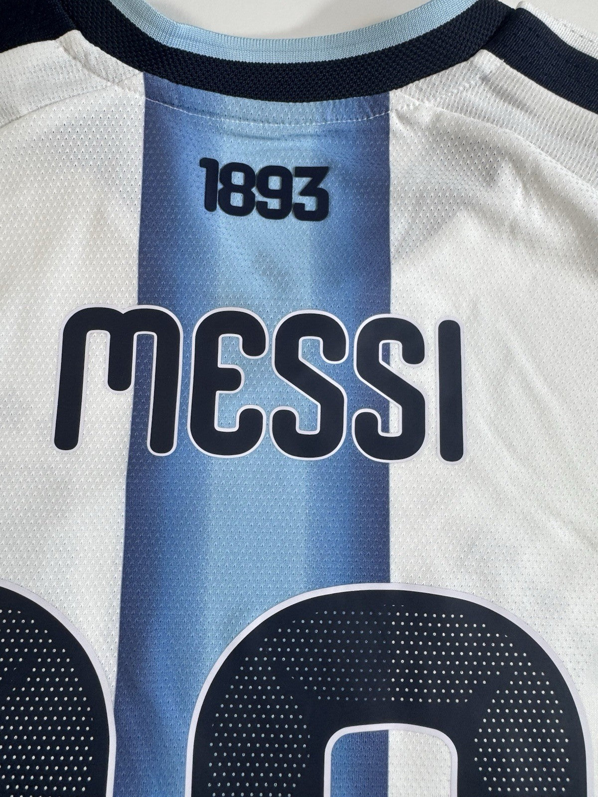 Argentina Lionel Messi Player Version Match Detail vs Egypt Jersey Size L NWT