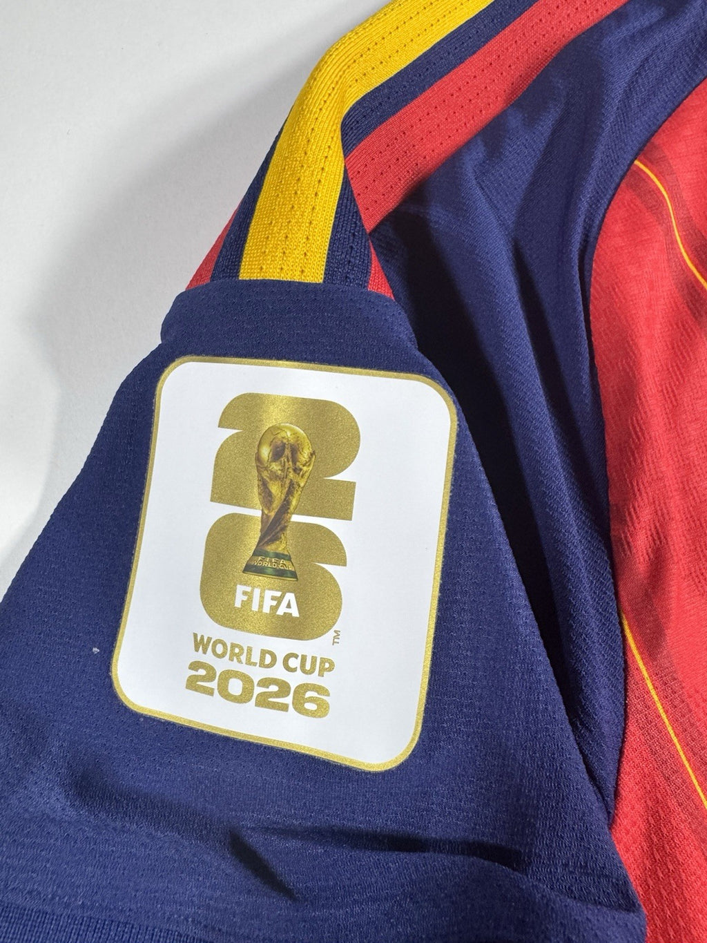 Spain 2026 World Cup Final Lamine Yamal Authentic Football Shirt Jersey Size XL 
