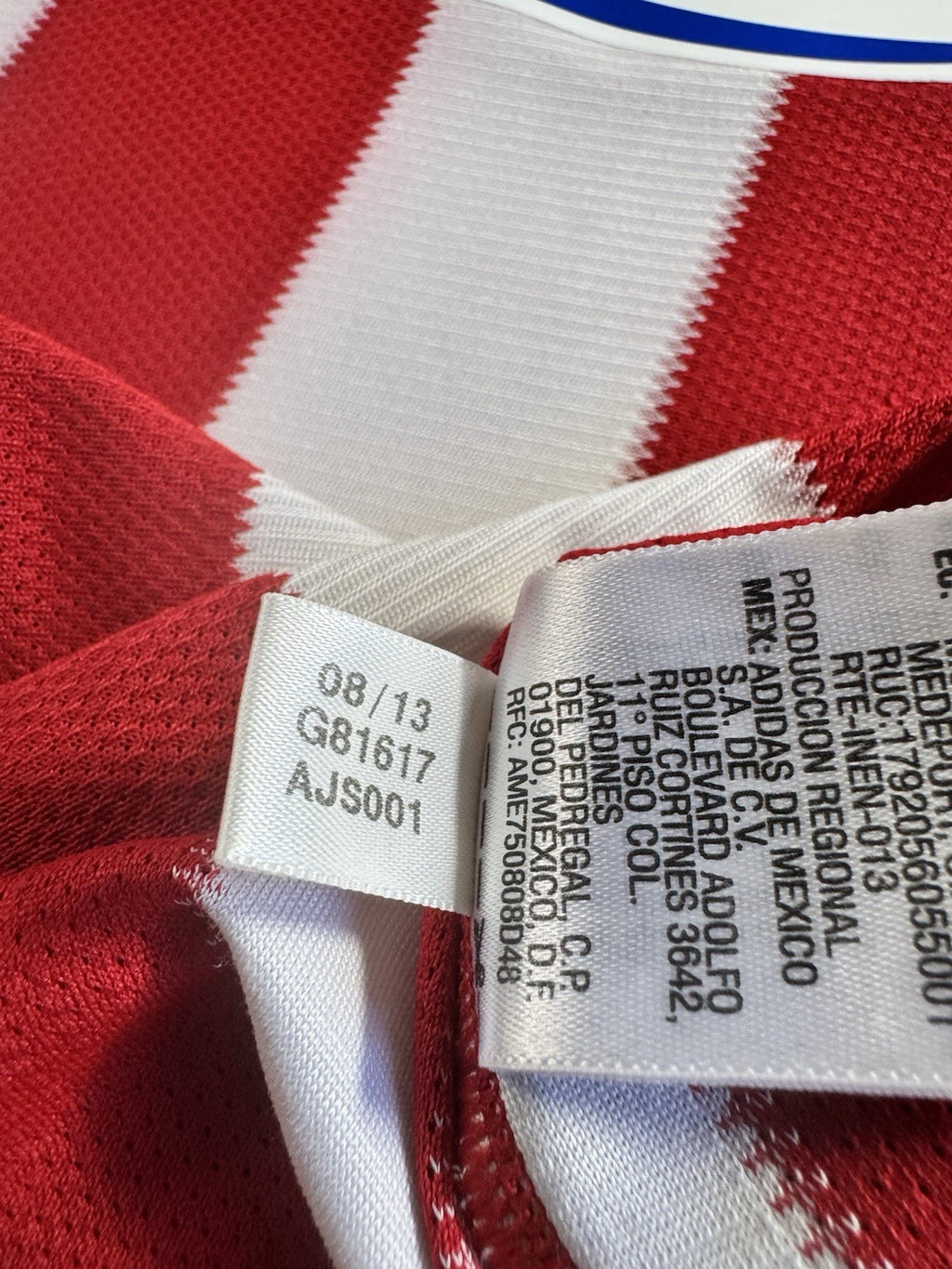 Chivas 2013 2014 Marco Fabian Long Sleeve Home Football Shirt Jersey Size M