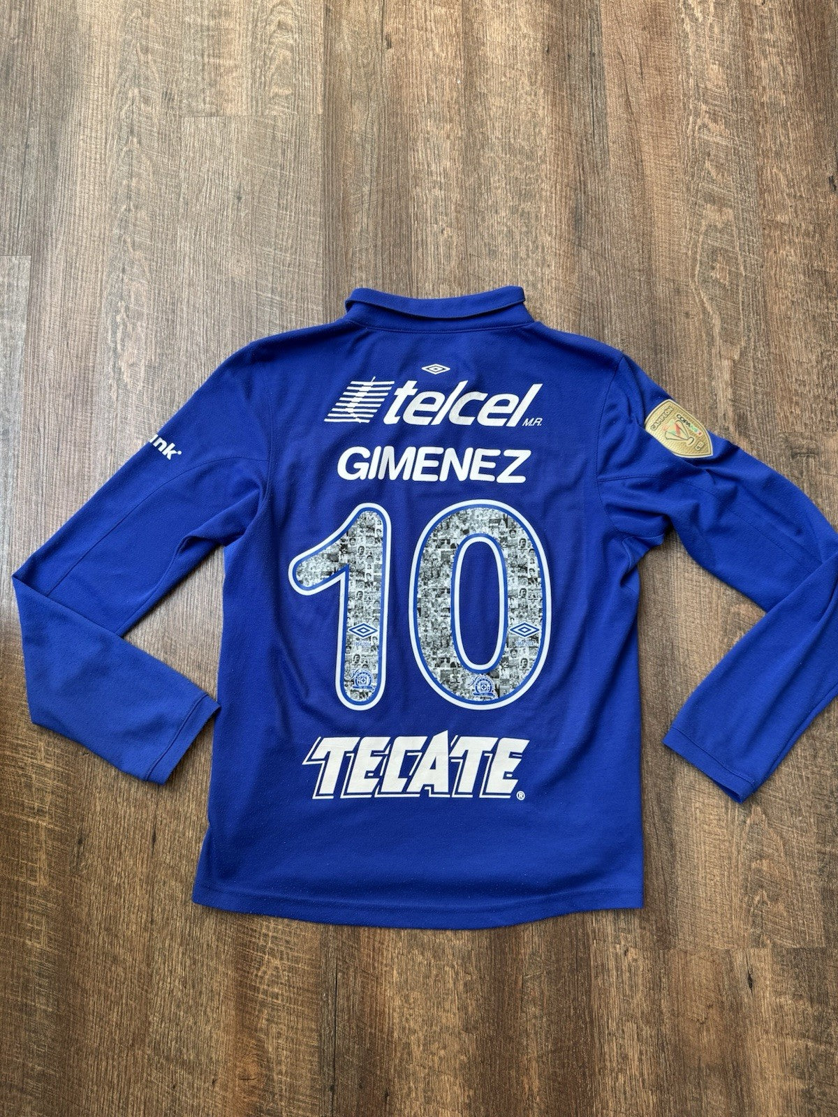 Cruz Azul 2013 2014 Chaco Gimenez Longsleeve Jersey Size L | Check Description