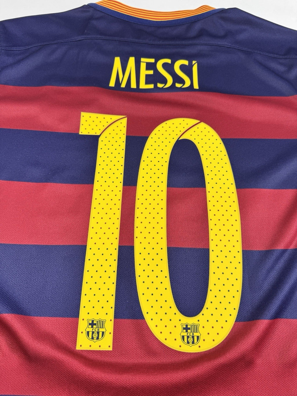 Barcelona 2015 2016 Lionel Messi Home Football Shirt Jersey Size M