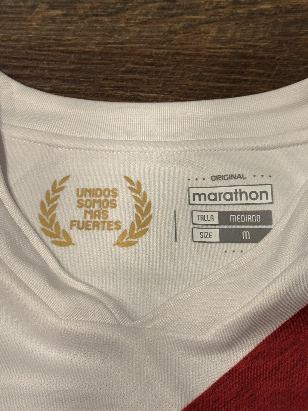 Pedro Aquino Peru FPF Jersey WC Qualifiers 2022 Player Match issued  Utileria