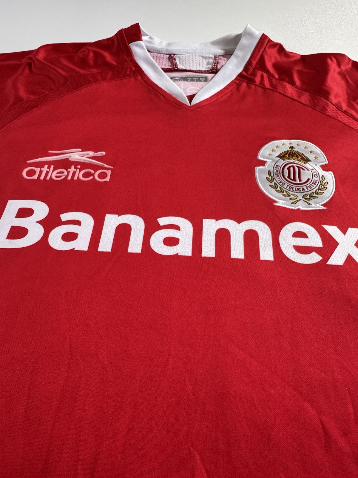 Toluca 2009 2010 Antonio Naelson Sinha Home Football Shirt Jersey Size L