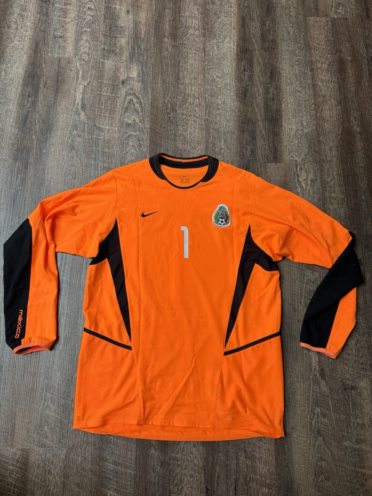 Mexico 2003 Oswaldo Sanchez Goalkeeper Football Shirt Jersey Size L 