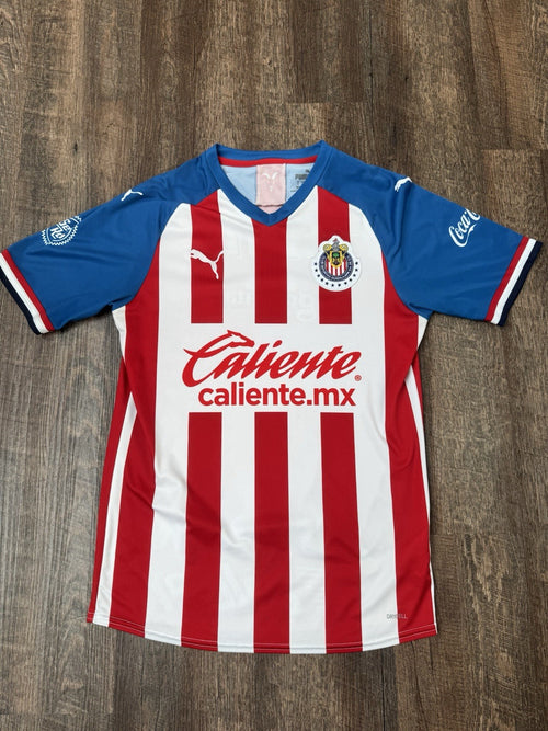 Alan Pulido Chivas Guadalajara 2019-20 Home Jersey Size M | Liga MX Puma Shirt