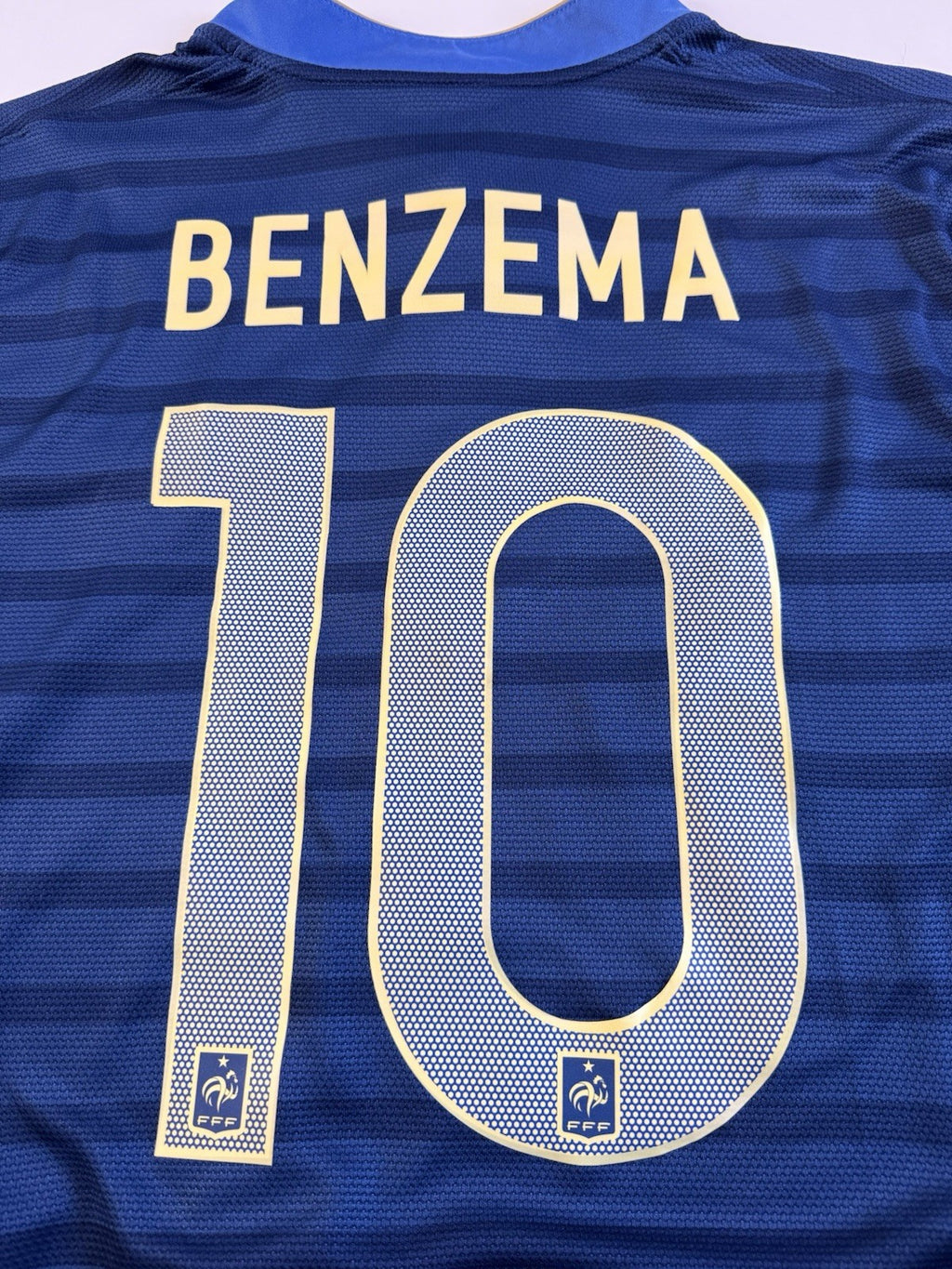 France Euro 2012 Karim Benzema Home Football Shirt Jersey Size L