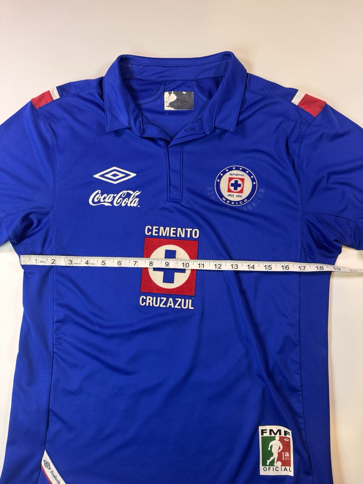 Cruz Azul 2012 2013 Chaco Gimenez Home Football Shirt Jersey Size M