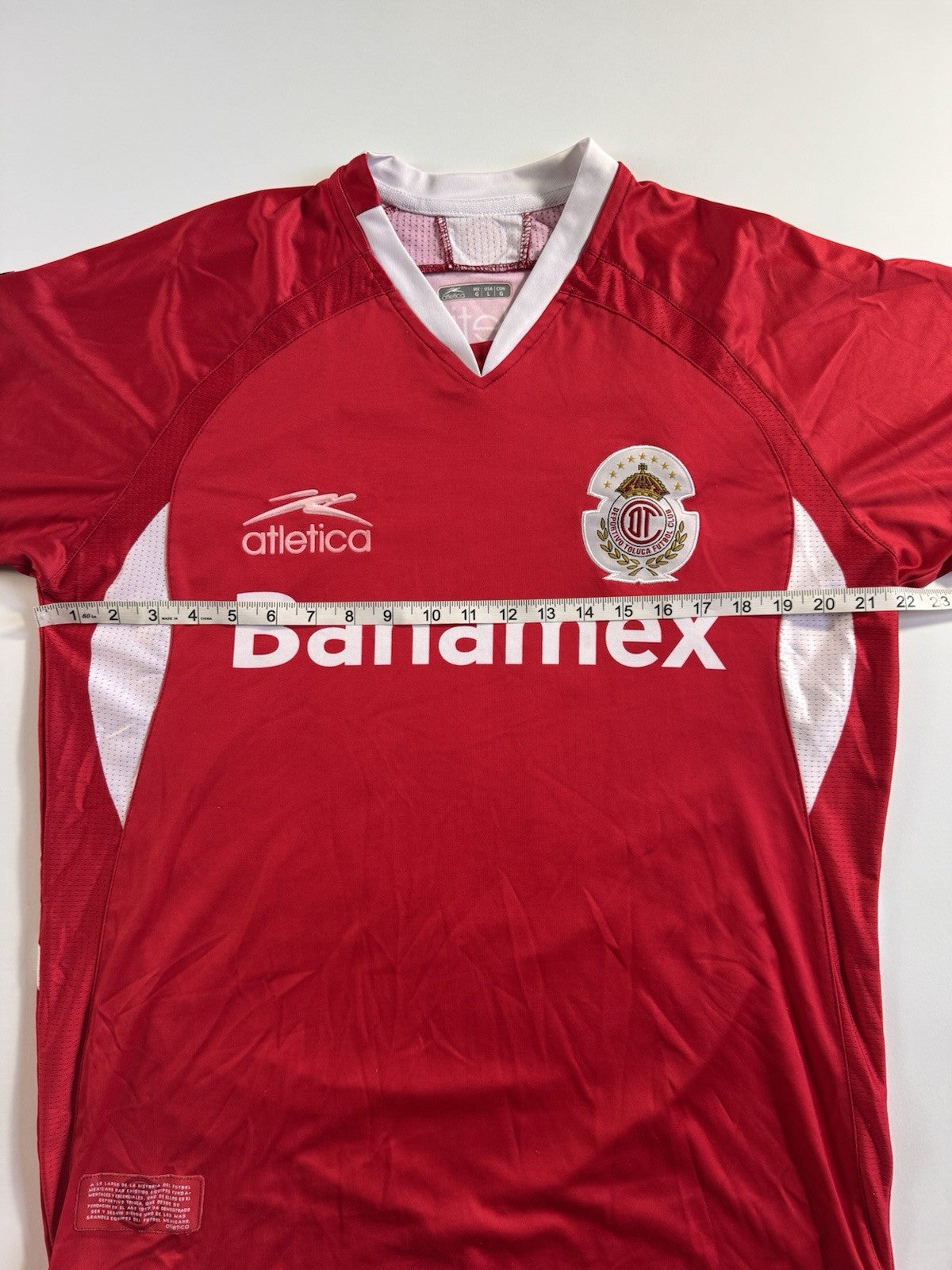 Toluca 2009 2010 Antonio Naelson Sinha Home Football Shirt Jersey Size L
