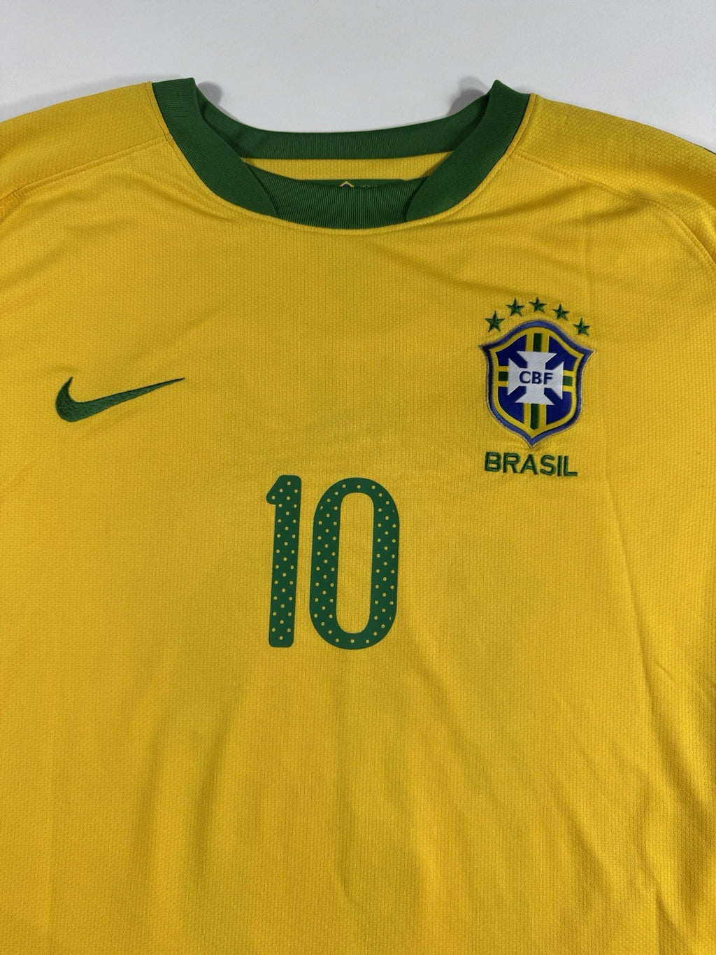Brazil 2010 World Cup Ricardo Kaka Home Football Jersey Size XL | Read Descripti
