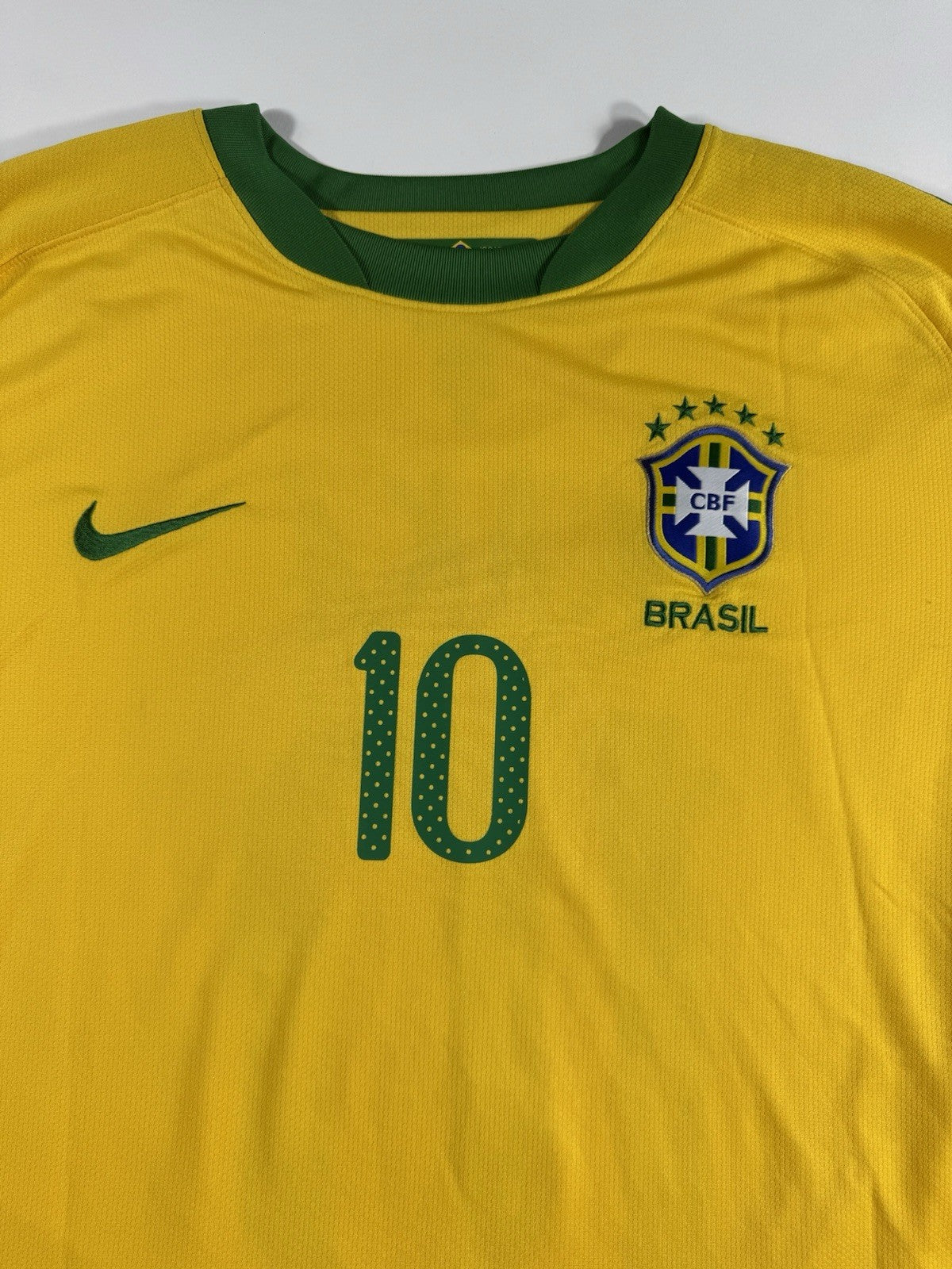 Brazil 2010 World Cup Ricardo Kaka Home Football Jersey Size XL | Read Descripti