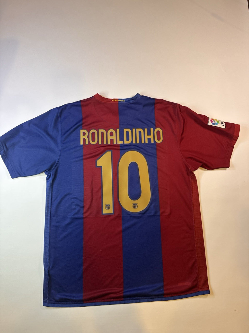Barcelona 2006 2007 Ronaldinho Home Football Shirt Jersey Size XL