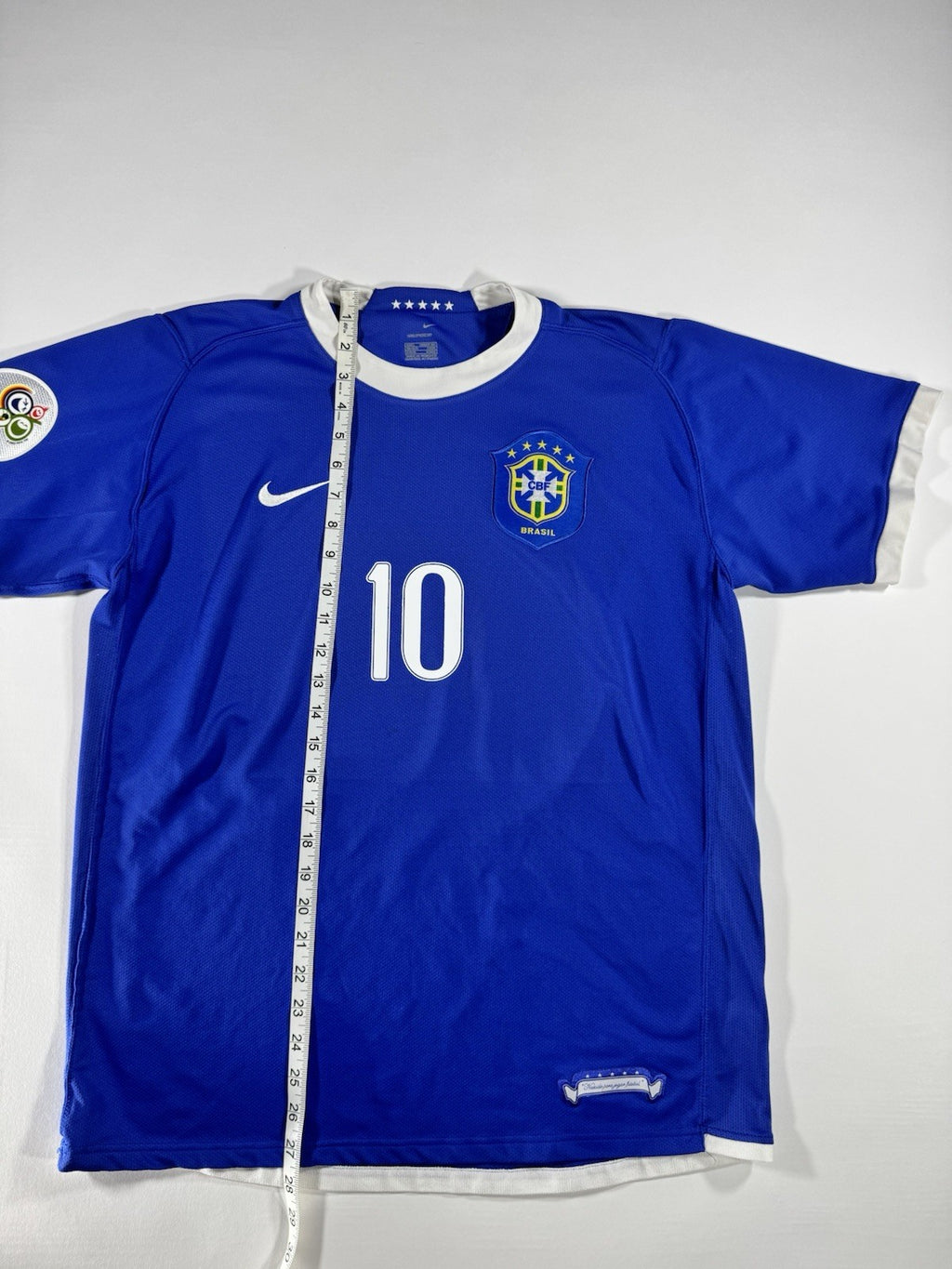 Brazil 2006 World Cup Ronaldinho Away Football Shirt Jersey Size L