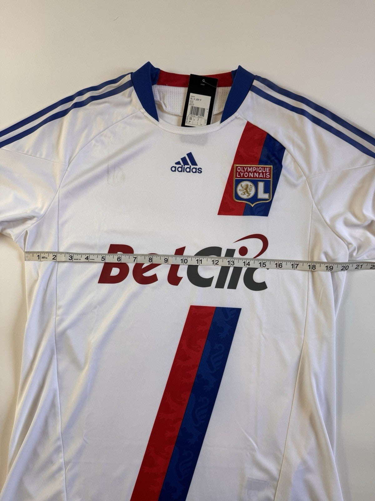 Olympique Lyon 2010 2011 Home Jersey Adidas FORMOTION Player Issue Size L NWT