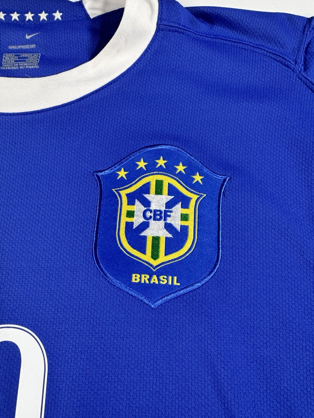 Brazil 2006 World Cup Ronaldinho Away Football Shirt Jersey Size L