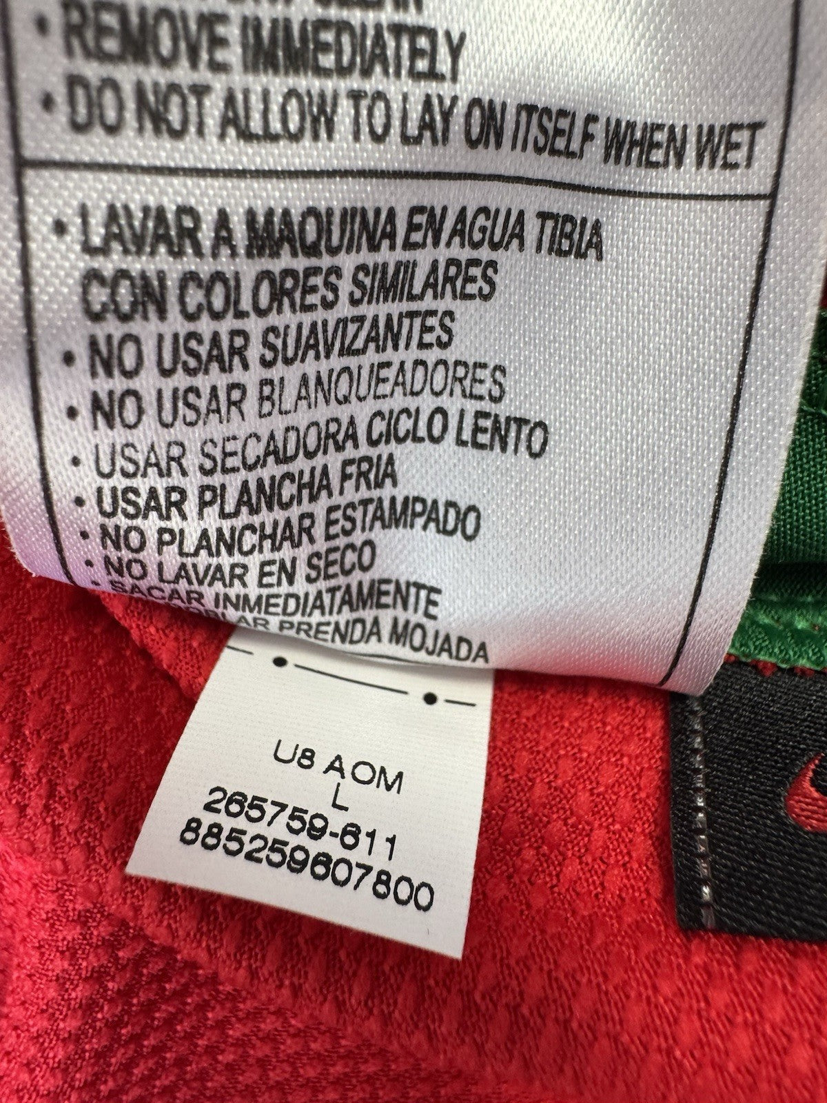 Portugal 2008 Cristiano Ronaldo Home Football Shirt Jersey Size L