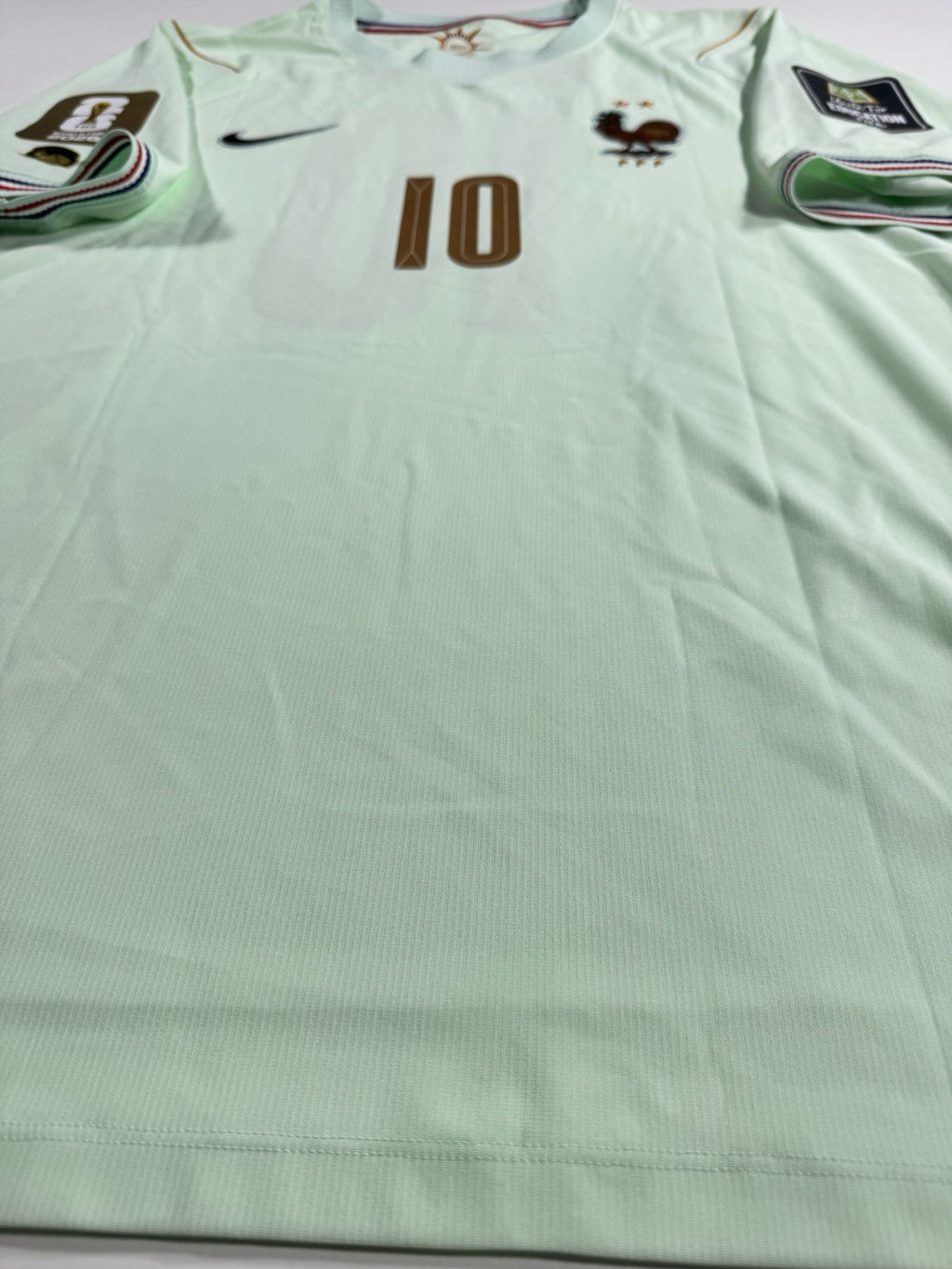 France 2026 World Cup Kylian Mbappe Fan Version WC Patches Away Jersey Size L