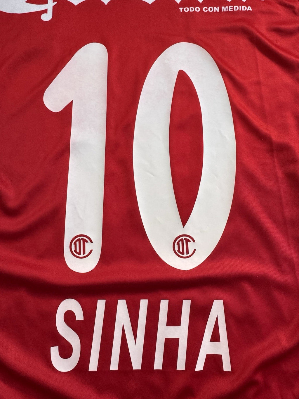 Toluca 2009 2010 Antonio Naelson Sinha Home Football Shirt Jersey Size L