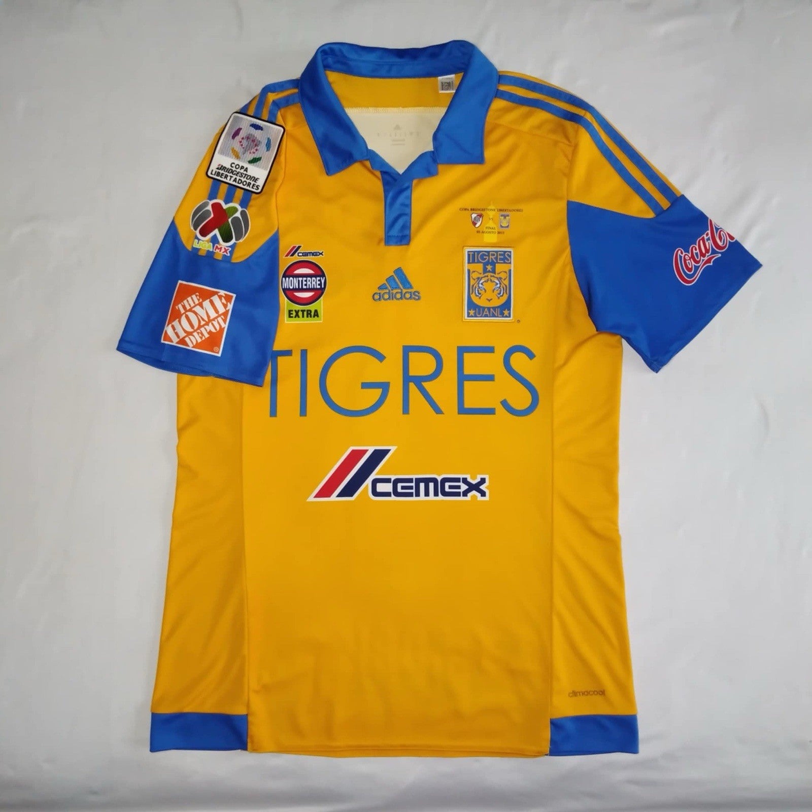 Rafael Sobis Tigres 2015 Copa Libertadores Final Jersey M Liga MX Conmebol Patch