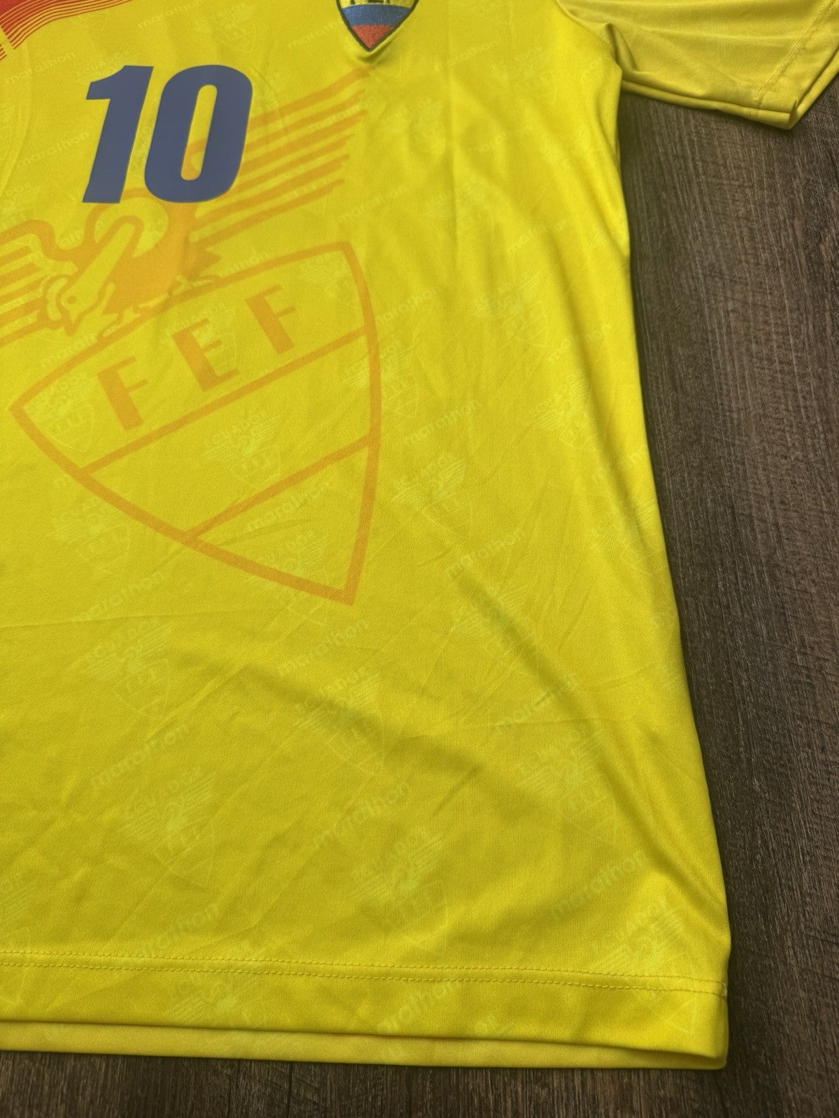 Ecuador Alex Aguinaga #10 Retro 1998 Jersey Marathon Leyendas Edition Sz M