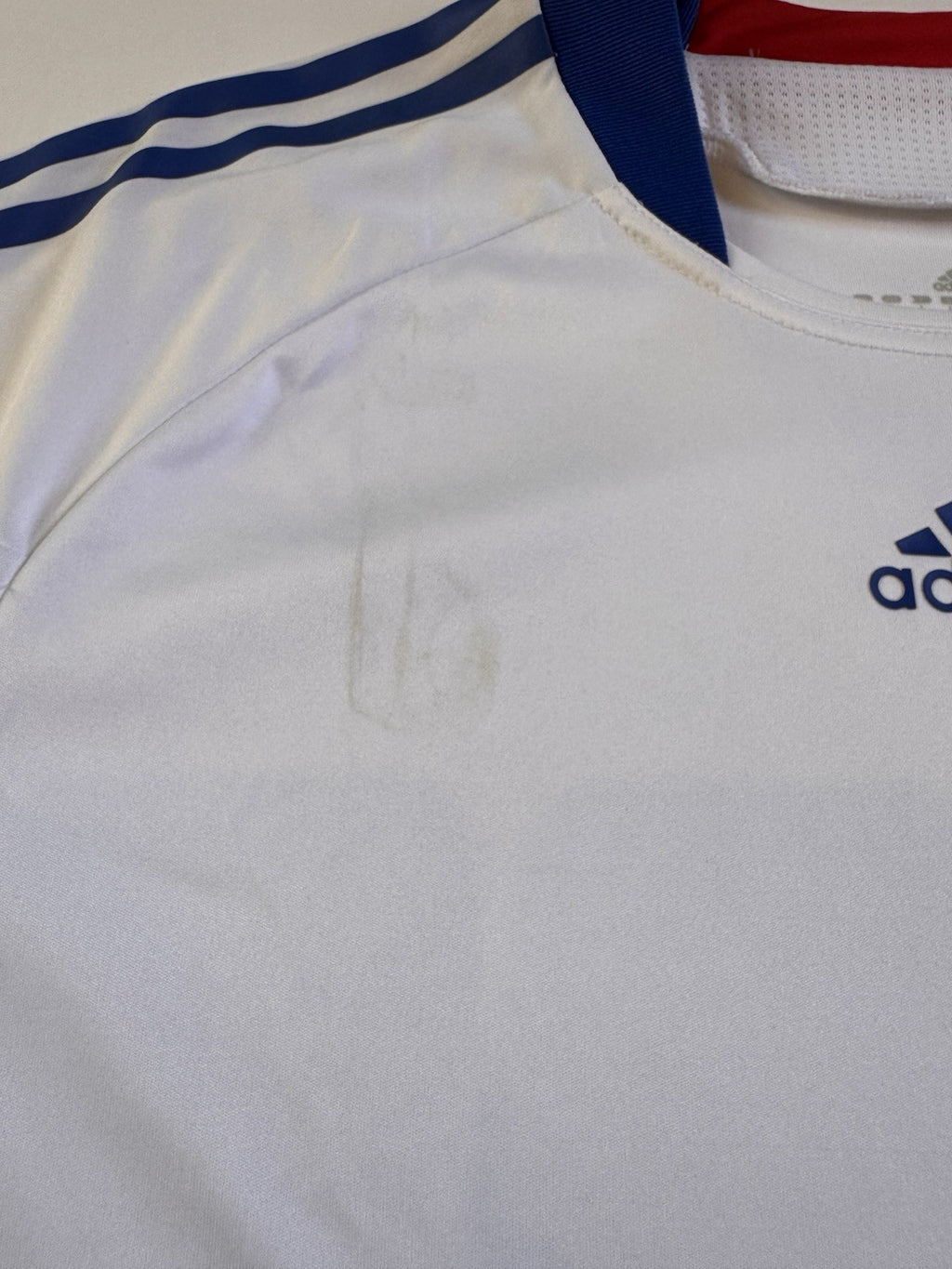 Olympique Lyon 2010 2011 Home Jersey Adidas FORMOTION Player Issue Size L NWT