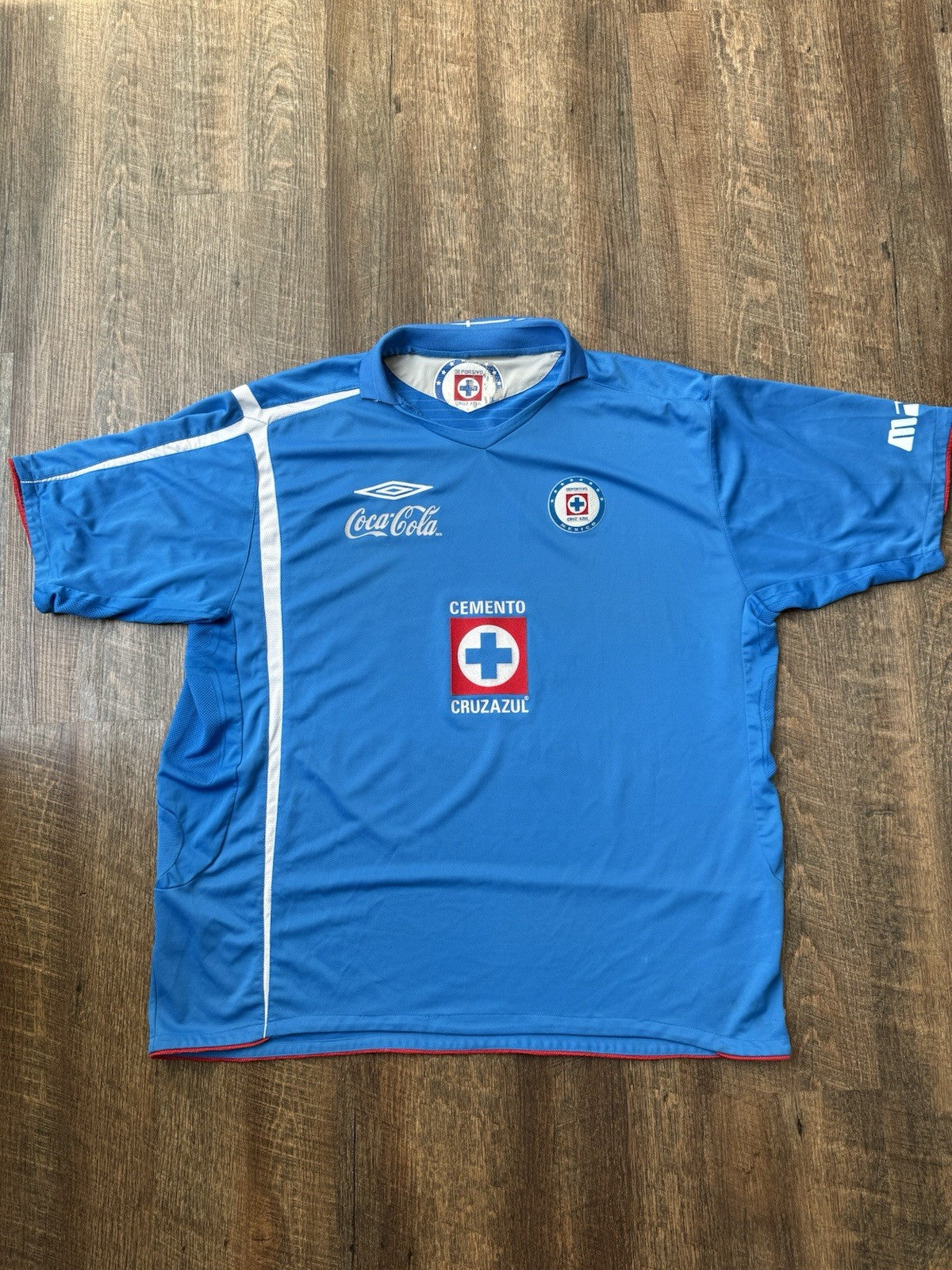 Chelito Delgado Cruz Azul 2007 Jersey Sz 2XL| Umbro Home Rare Liga MX Mexico