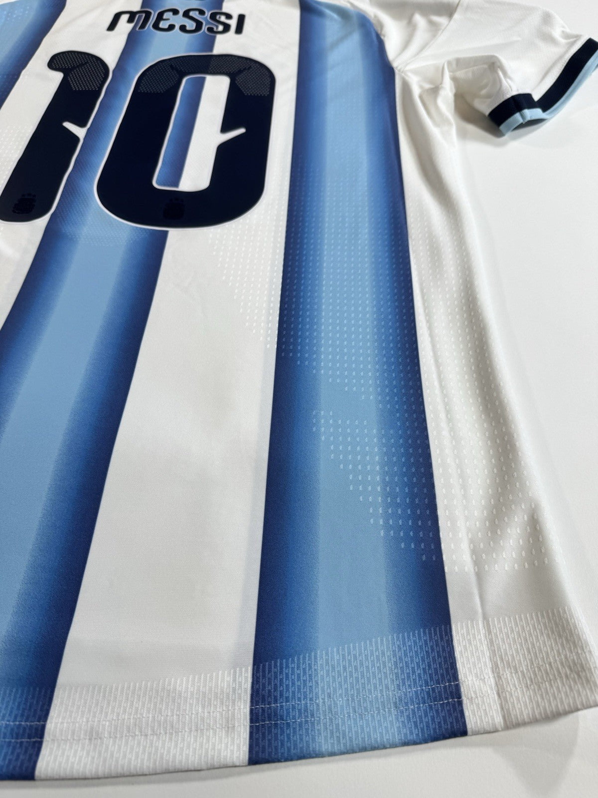 Argentina Lionel Messi Player Version Match Detail vs Egypt Jersey Size L NWT