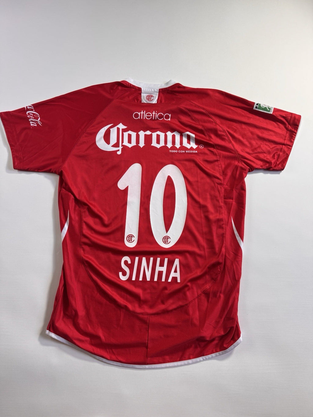 Toluca 2009 2010 Antonio Naelson Sinha Home Football Shirt Jersey Size L