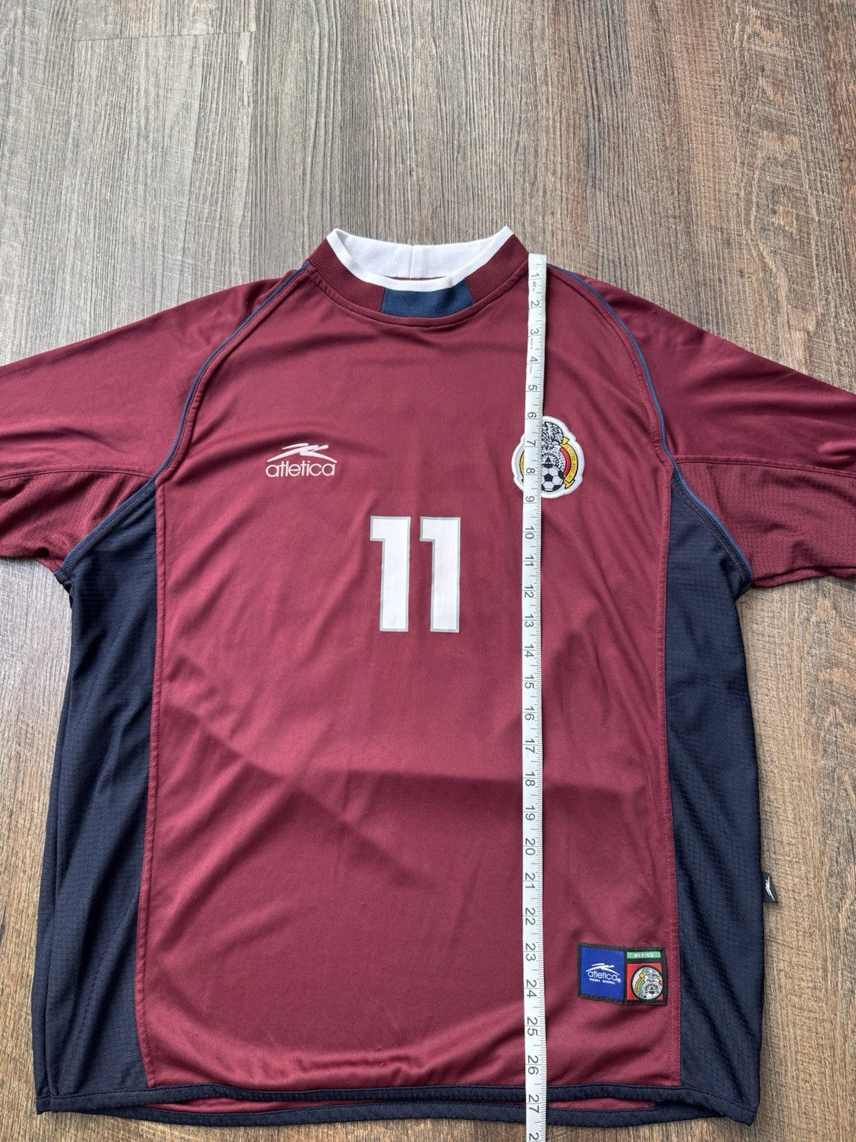 Mexico 2001 Luis R. Alves Zague 3rd Football Shirt Jersey Size XL