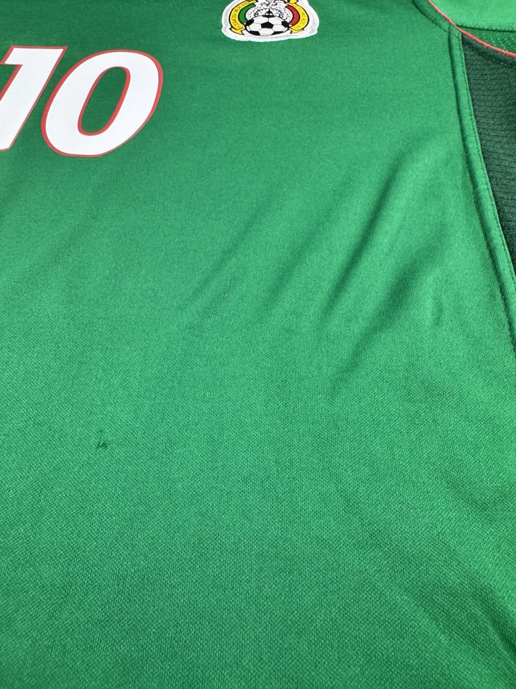 Mexico 2001 Cuauhtemoc Blanco Home Football Shirt Jersey Size L