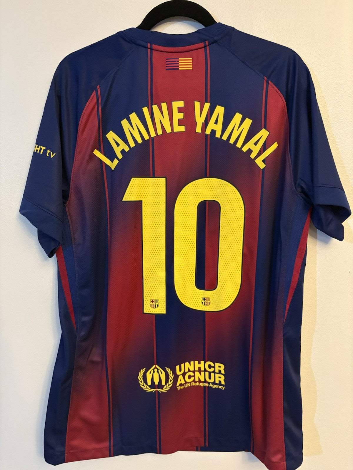 Barcelona 2025/2026 Lamine Yamal #10 Nike Jersey Size Large