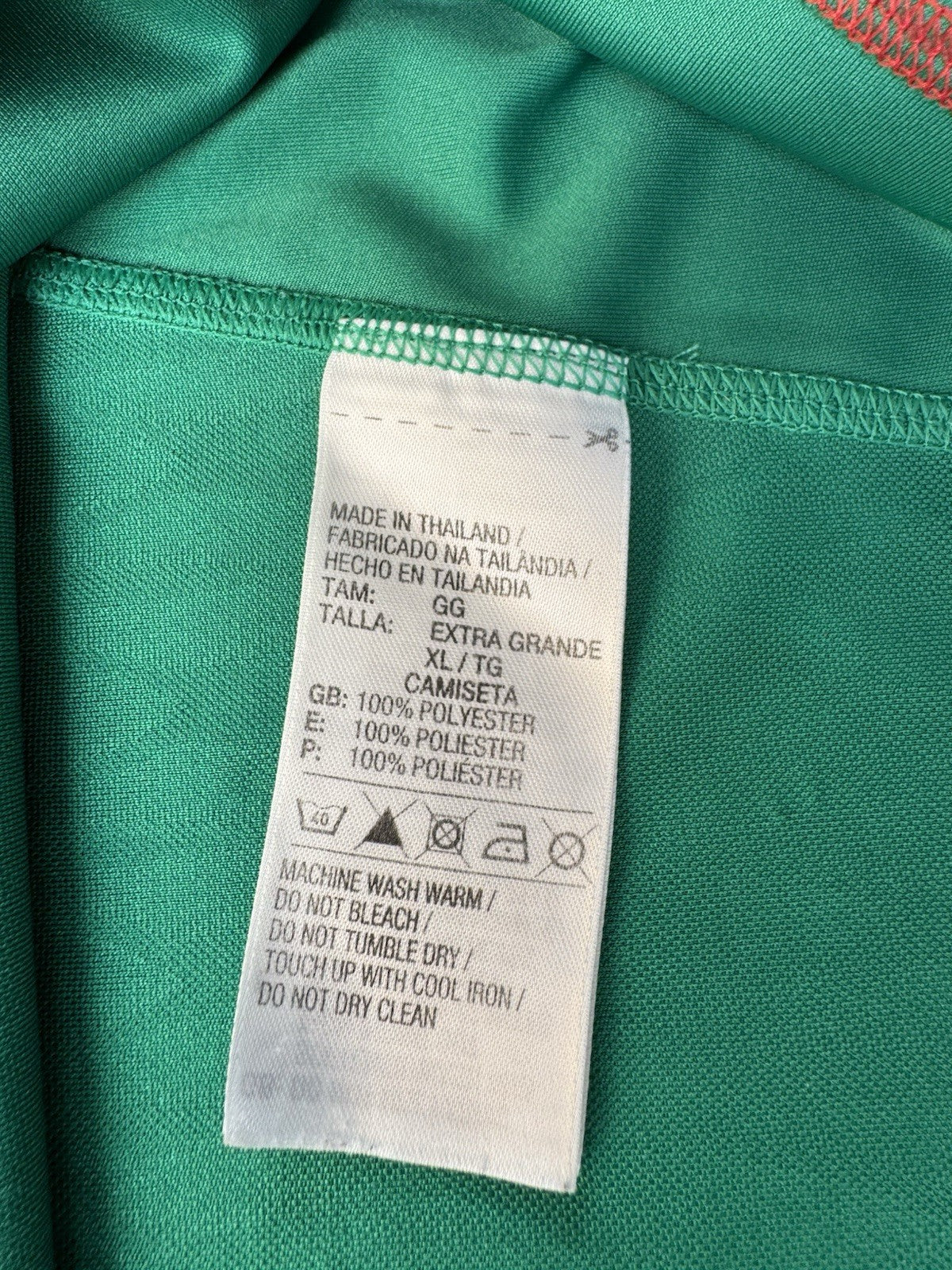 Cuauhtemoc Blanco Mexico 2010 Home Long Sleeve Football Shirt Jersey Size XL 