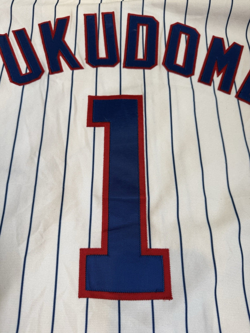 Chicago Cubs Kosuke Fukudome #1 Majestic Authentic  Jersey Size 56