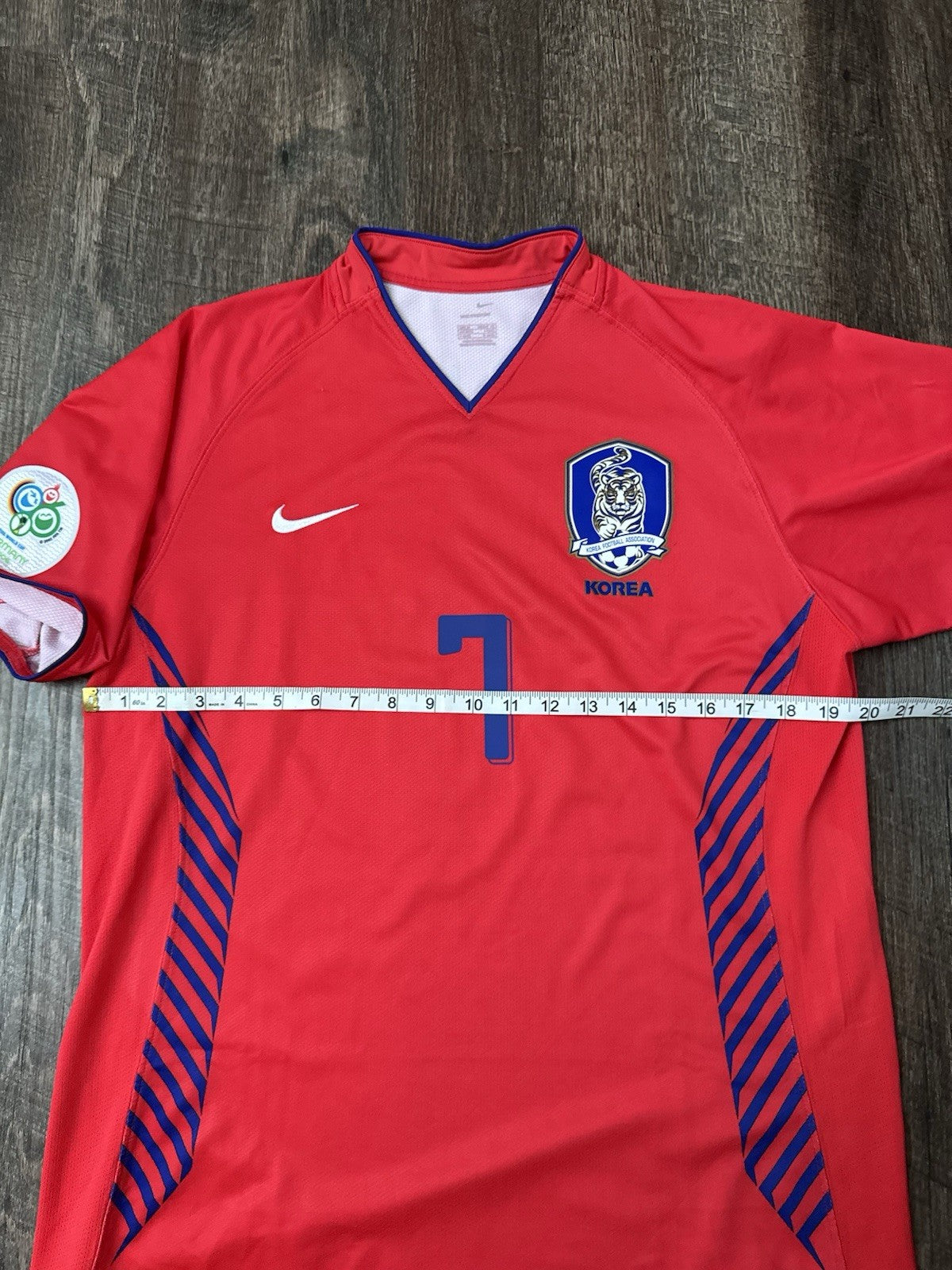 Park Ji-Sung South Korea 2006 Home Jersey Size M World Cup 