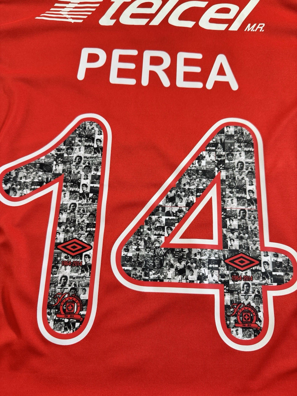 Cruz Azul 2013 2014 50th Anniversary Third Jersey Luis Amaranto PEREA Size L