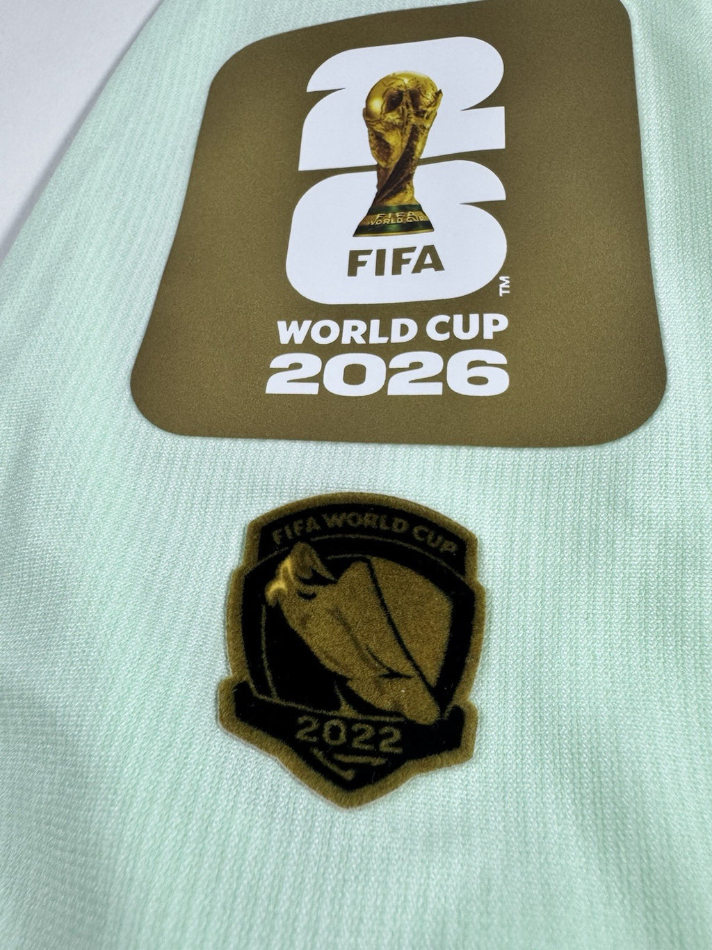 France 2026 World Cup Kylian Mbappe Fan Version WC Patches Away Jersey Size L