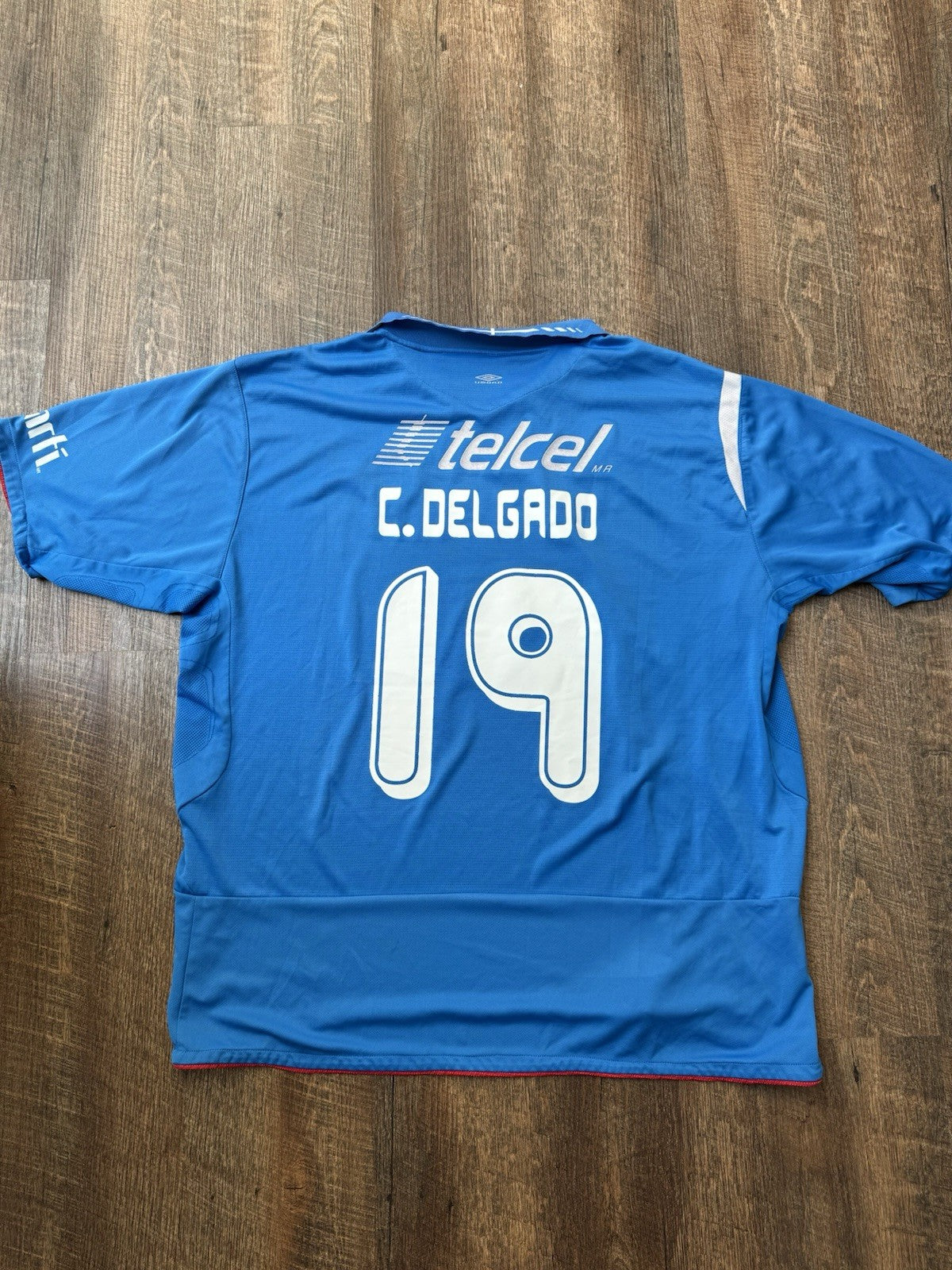 Chelito Delgado Cruz Azul 2007 Jersey Sz 2XL| Umbro Home Rare Liga MX Mexico