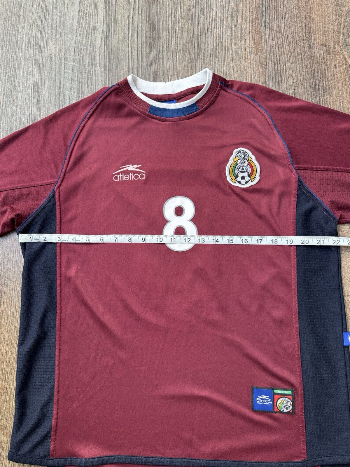 Mexico National Team 2001 3rd Football Shirt Jersey Garcia Aspe Size L