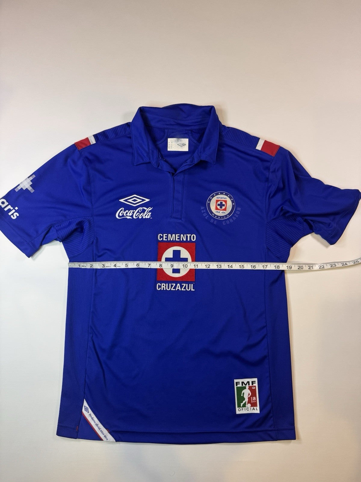 Cruz Azul 2012 2013 Chaco Gimenez Home Football Shirt Jersey Size M
