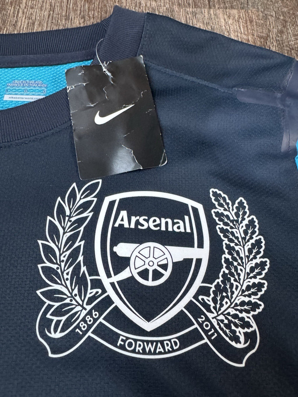 Robin van Persie Arsenal 2011–12 Player Issue Long Sleeve Jersey Size L NWT UCL 