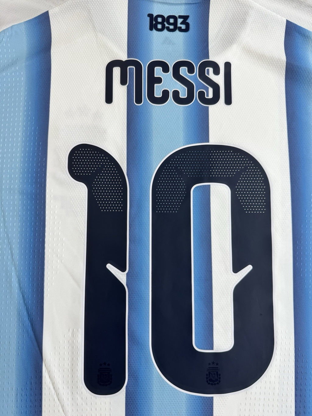 Argentina Lionel Messi Player Version Match Detail vs Egypt Jersey Size 2XL NWT