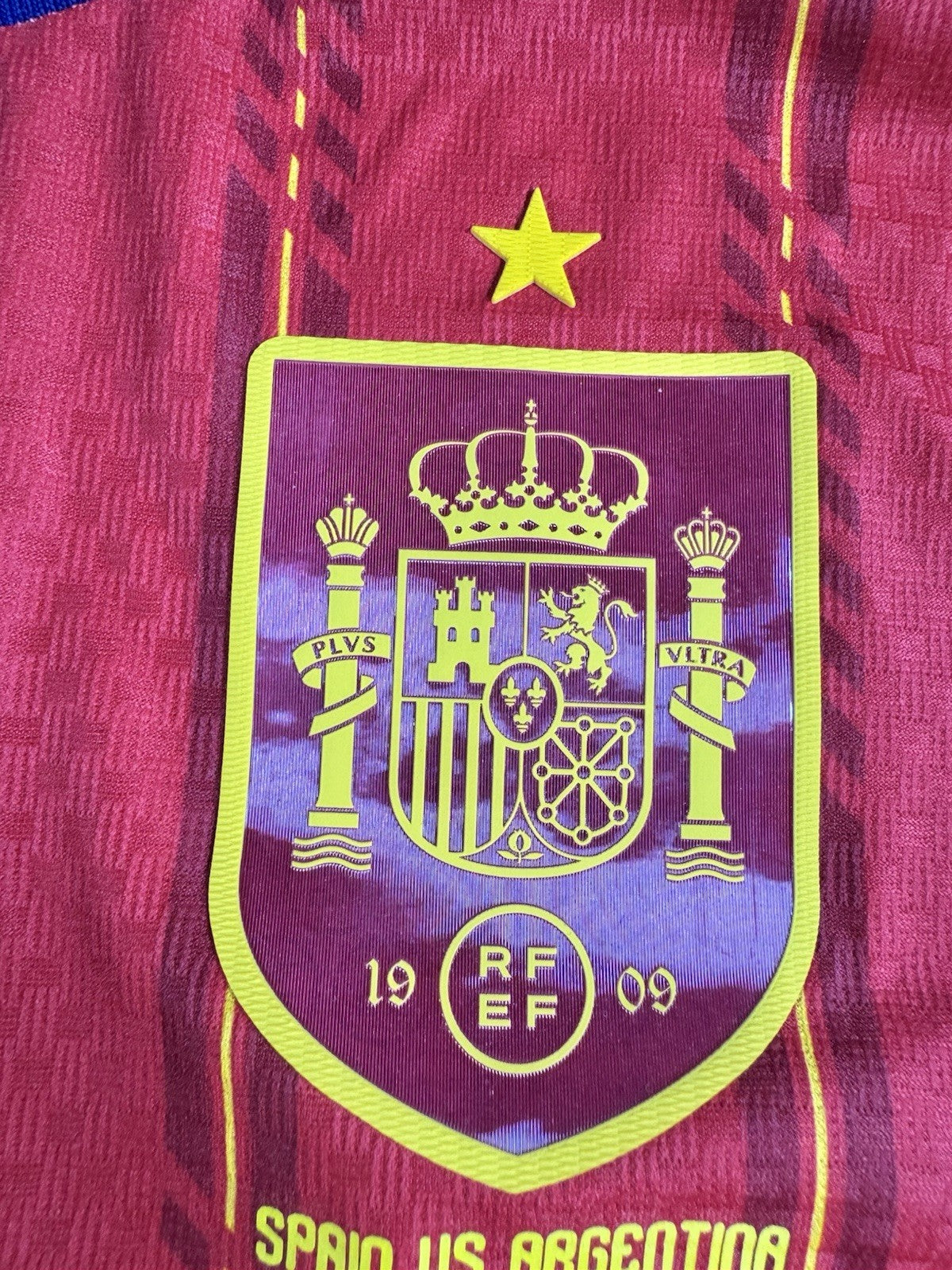 Spain 2026 World Cup Final Lamine Yamal Authentic Football Shirt Jersey Size XL 