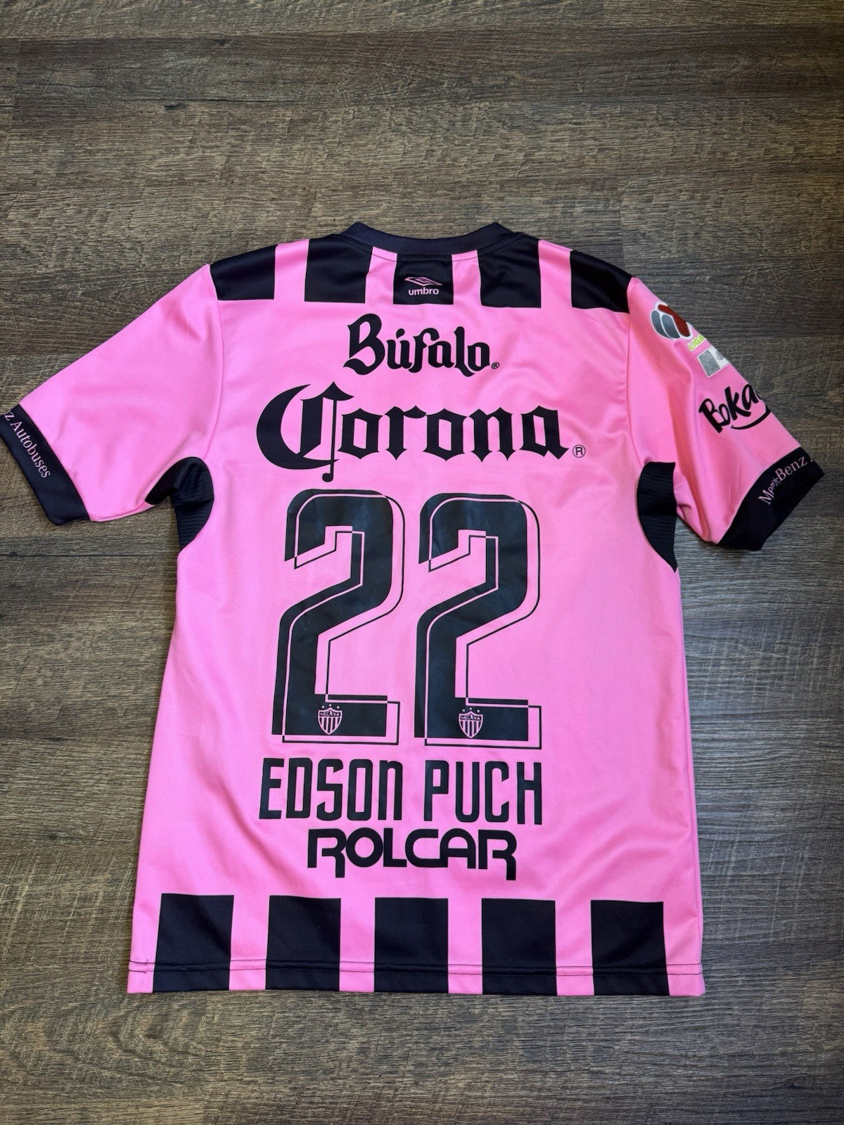Edson Puch Necaxa Jersey Team Issue Liga MX Rare Utileria Rayos Del necaxa