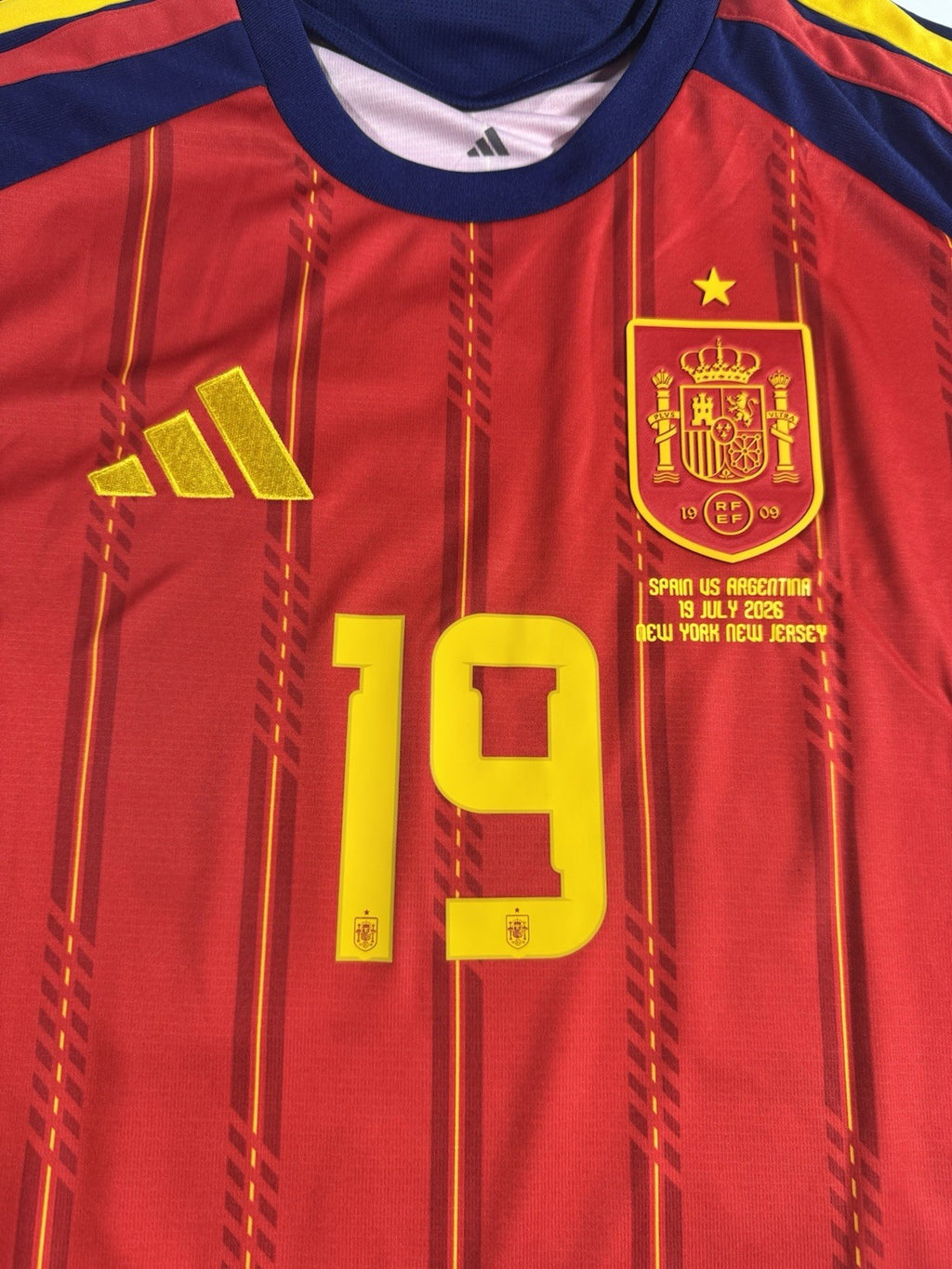 Spain 2026 World Cup Final Lamine Yamal Fan Vers Jersey Size L | MINT Check Desc